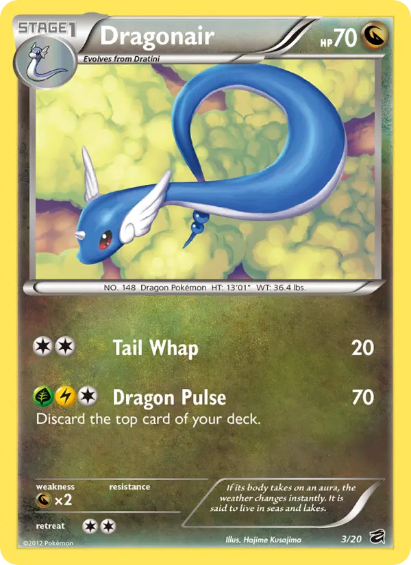 Dragonair, Pokémon card