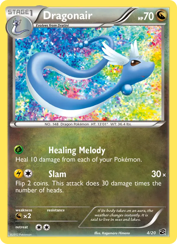 Dragonair, Pokémon card