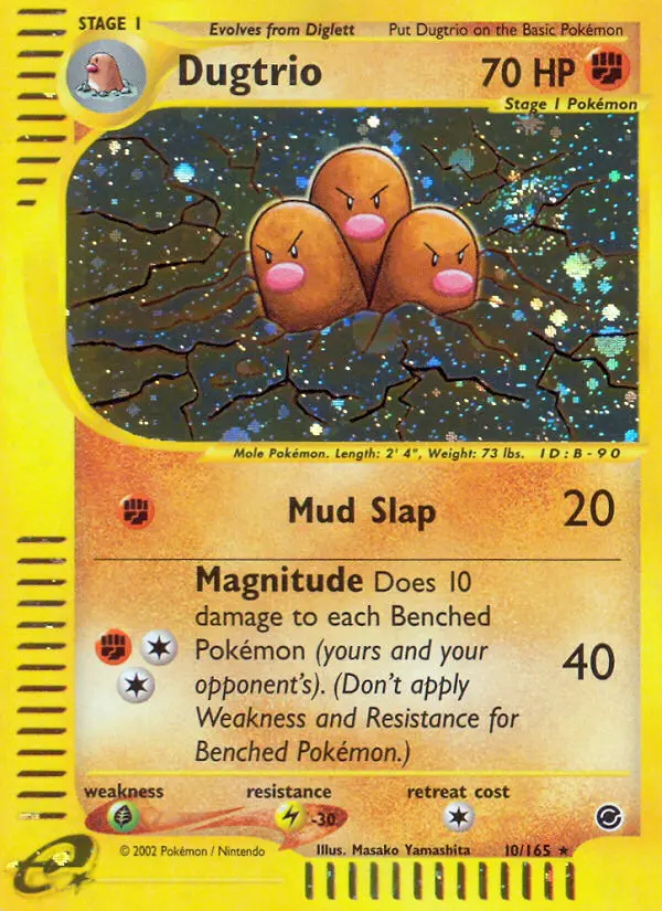 Dugtrio, Pokémon card