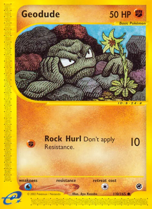 Geodude, Pokémon card