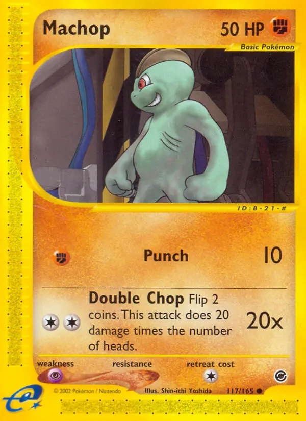 Machop, Pokémon card