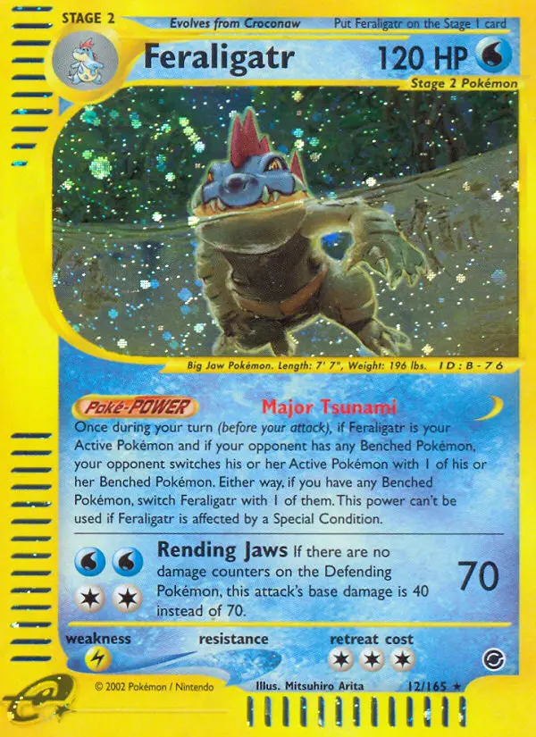 Feraligatr, Pokémon card