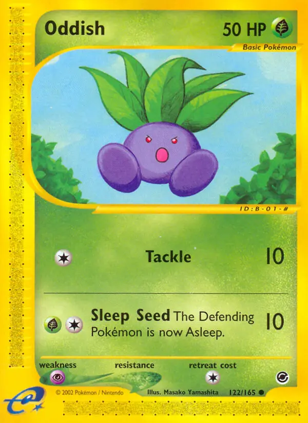 Oddish, Pokémon card