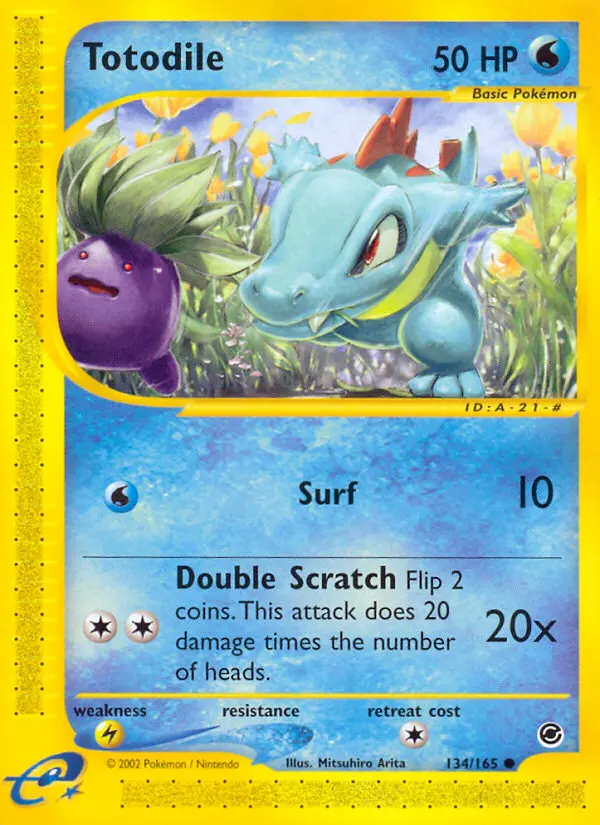 Totodile, Pokémon card