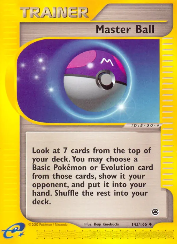 Master Ball, Pokémon card