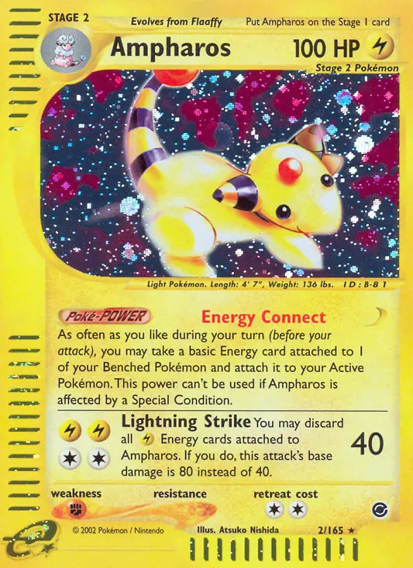 Ampharos, Pokémon card