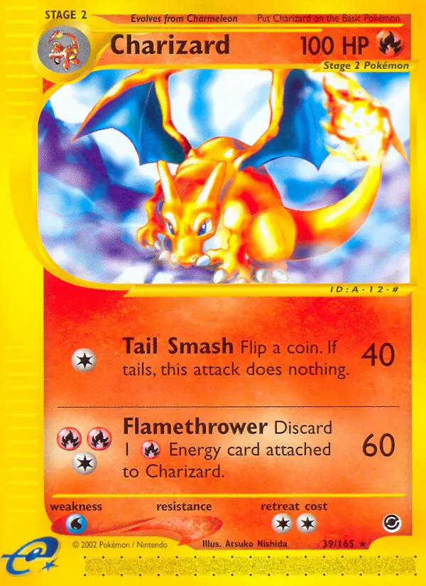 Charizard, Pokémon card