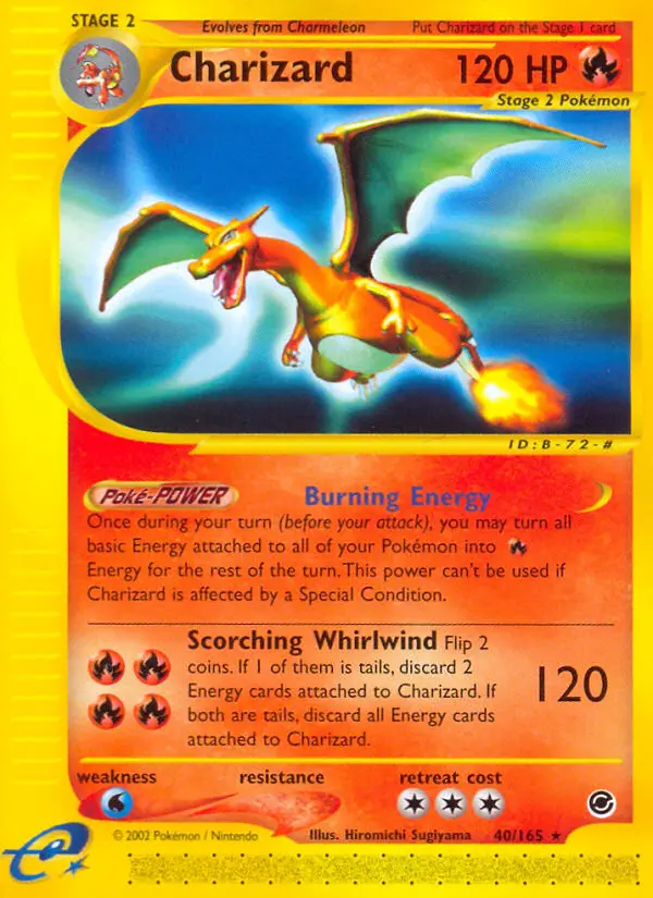 Charizard, Pokémon card