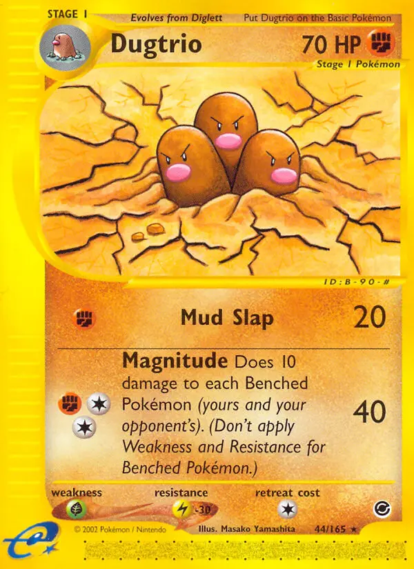 Dugtrio, Pokémon card