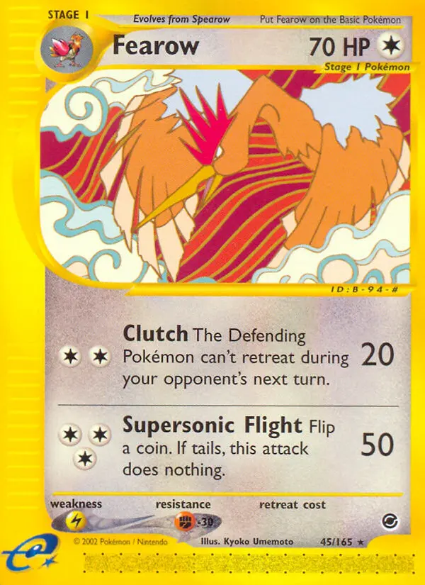 Fearow, Pokémon card
