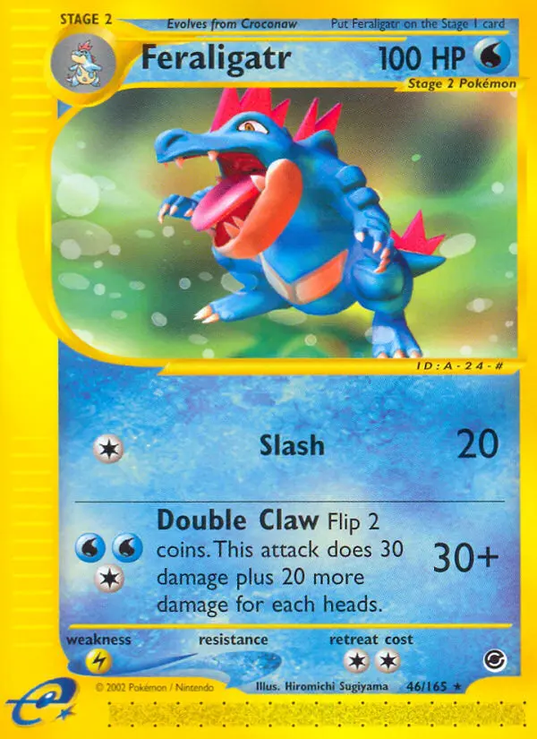 Feraligatr, Pokémon card