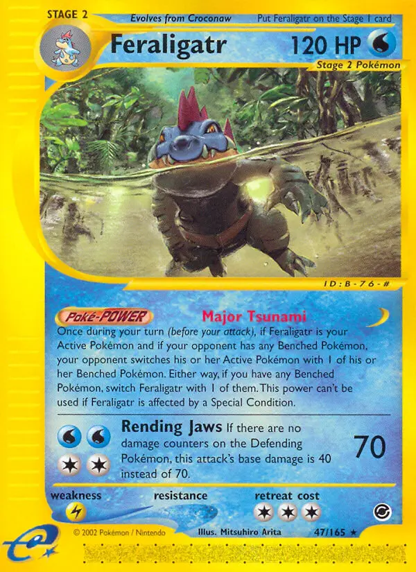 Feraligatr, Pokémon card