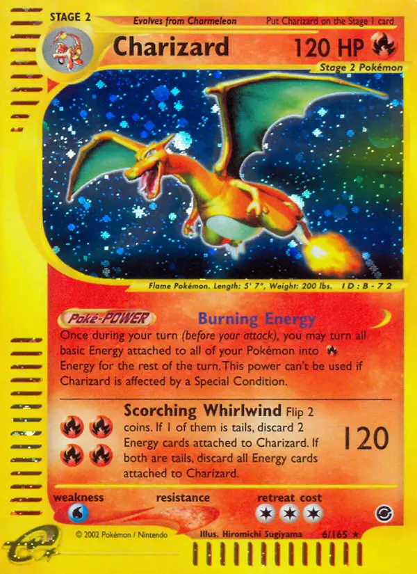 Charizard, Pokémon card