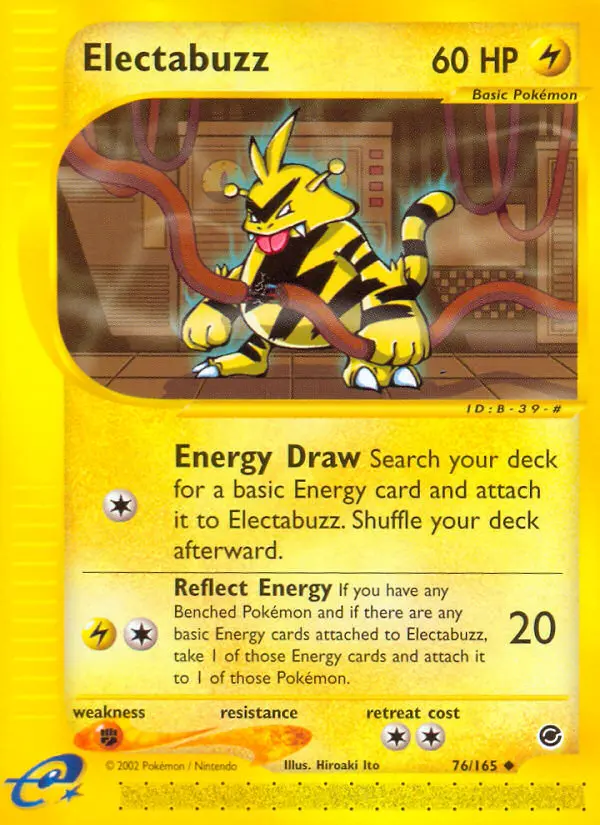 Electabuzz, Pokémon card