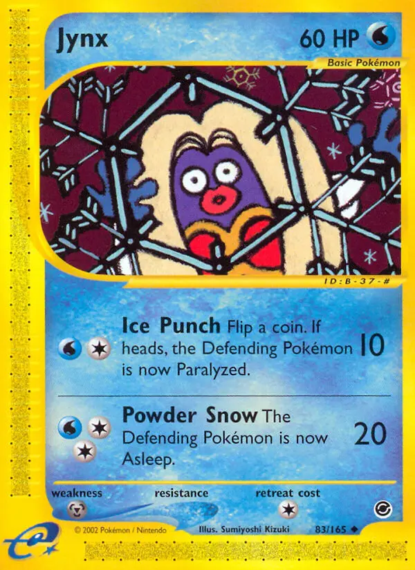 Jynx, Pokémon card