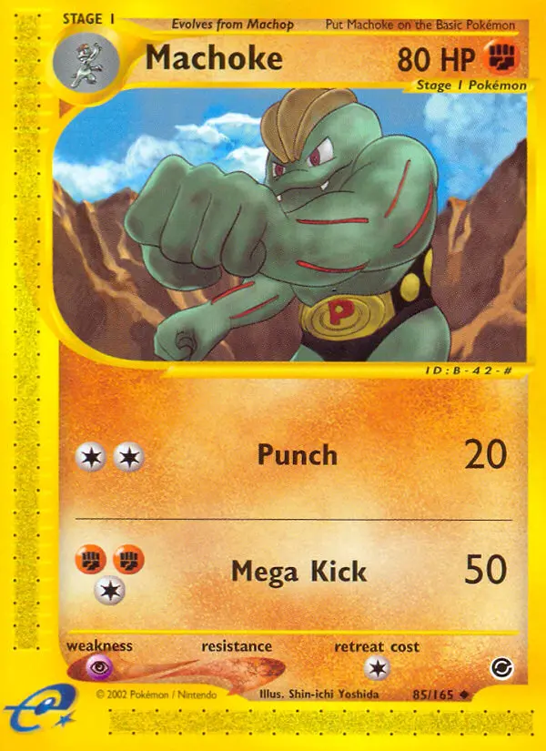 Machoke, Pokémon card