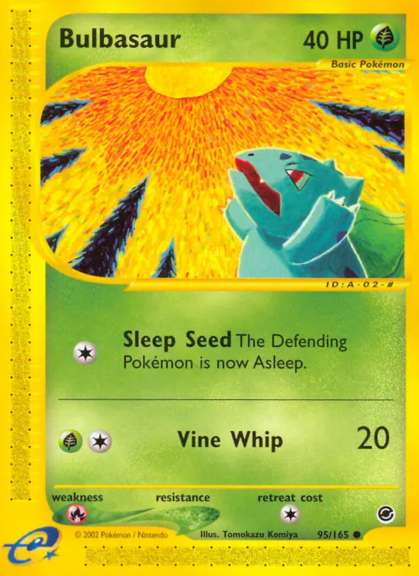 Bulbasaur, Pokémon card