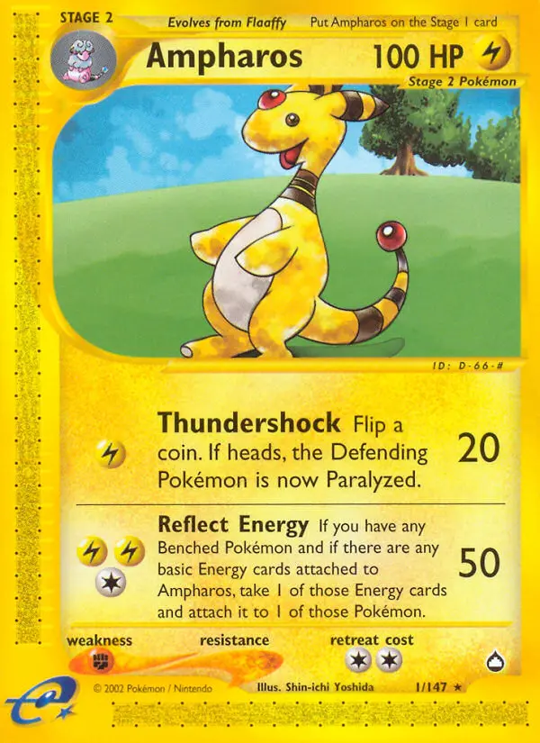 Ampharos, Pokémon card