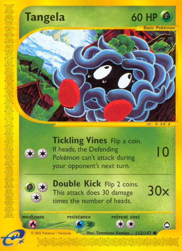 Tangela, Pokémon card