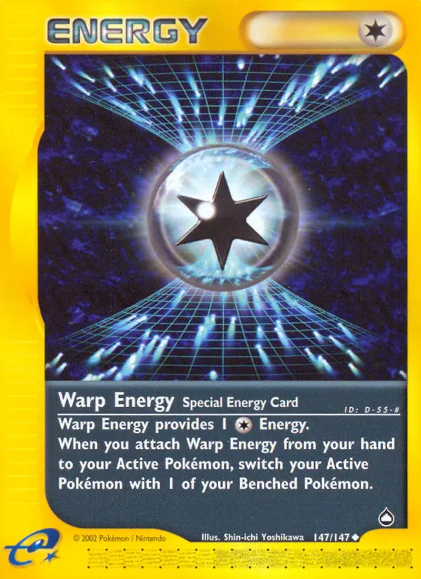 Warp Energy, Pokémon card