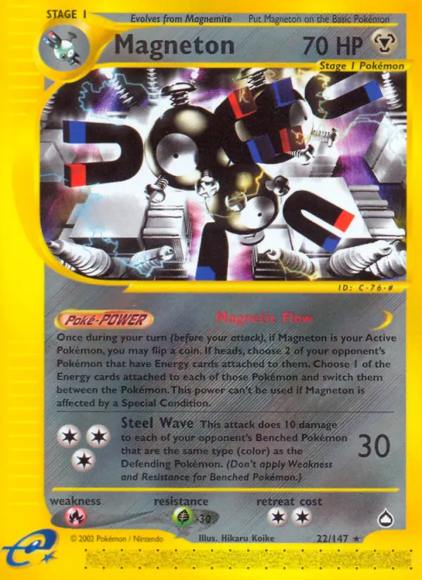 Magneton, Pokémon card
