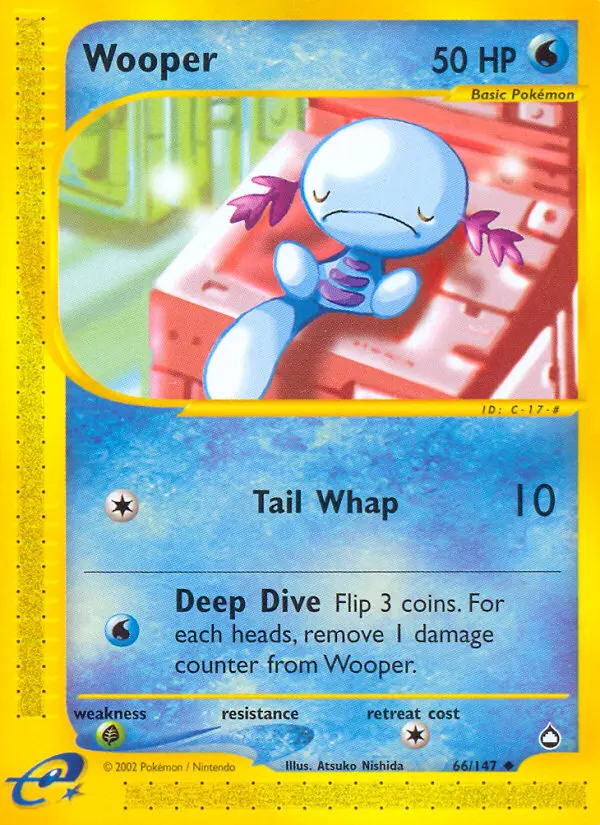 Wooper, Pokémon card