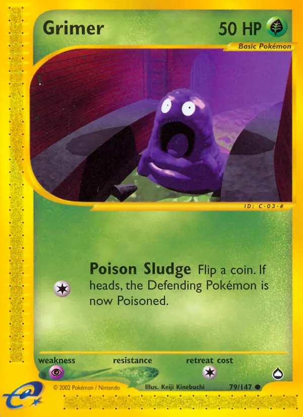 Grimer, Pokémon card
