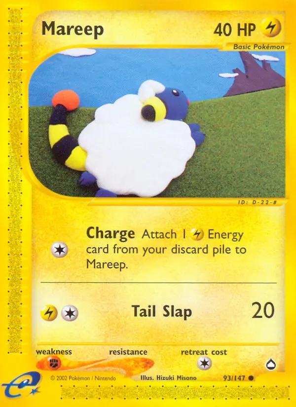 Mareep, Pokémon card
