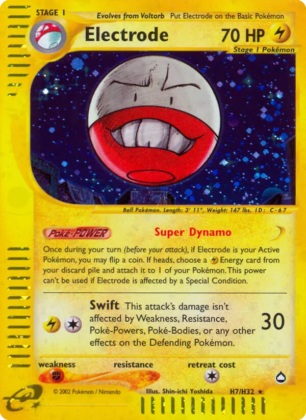Electrode, Pokémon card