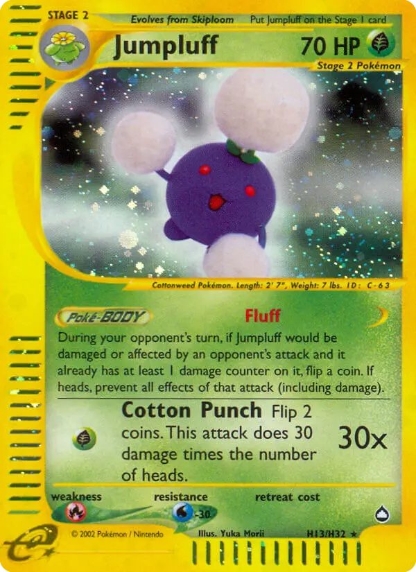 Jumpluff, Pokémon card
