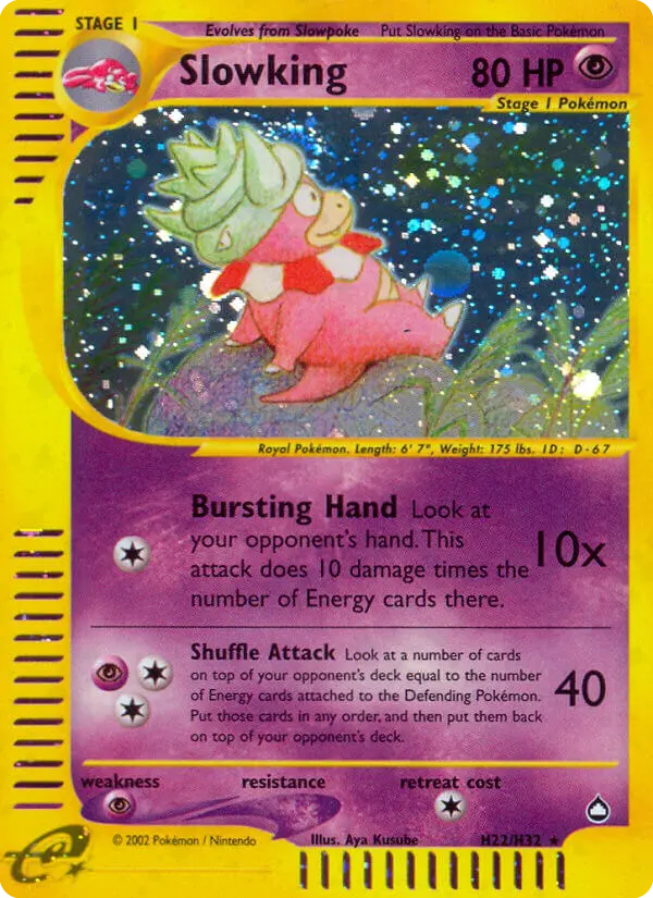 Slowking, Pokémon card