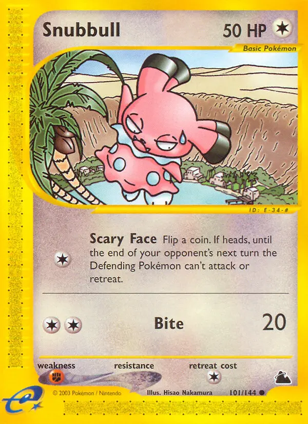 Snubbull, Pokémon card