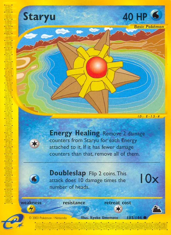 Staryu, Pokémon card