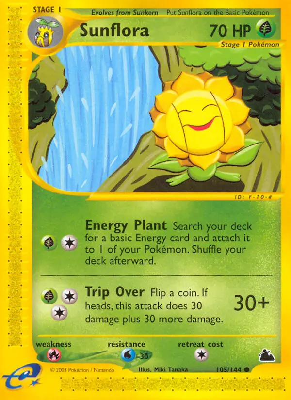 Sunflora, Pokémon card