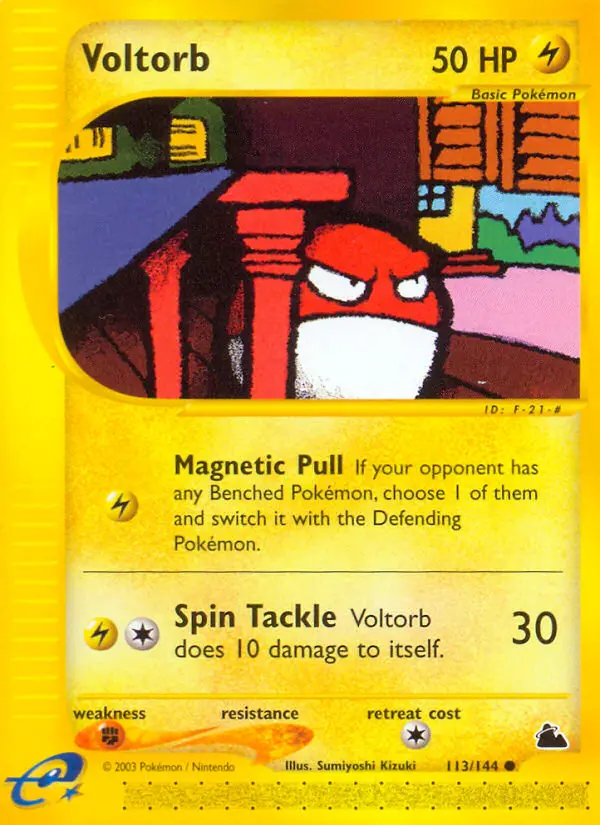 Voltorb, Pokémon card
