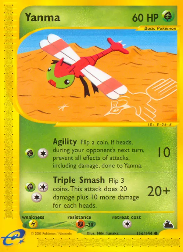 Yanma, Pokémon card
