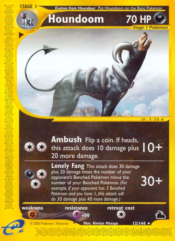 Houndoom, Pokémon card