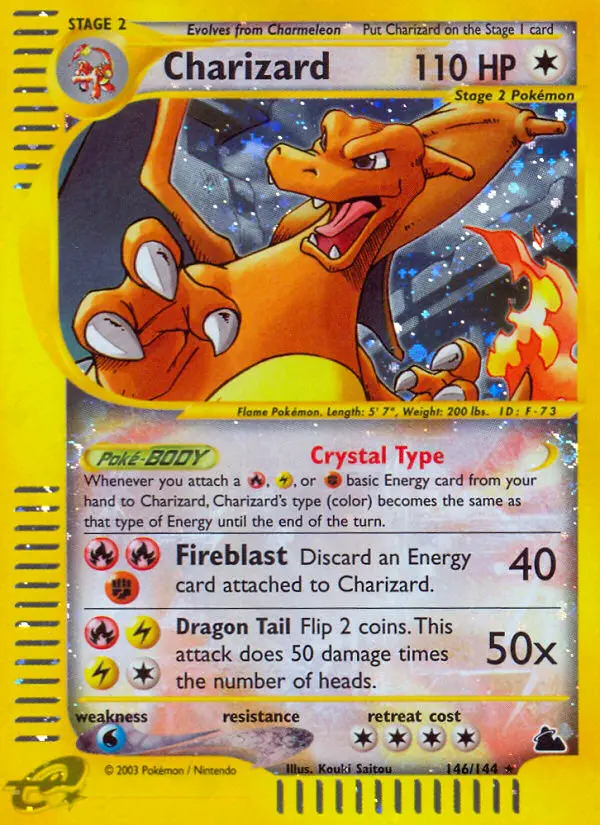 Charizard, Pokémon card