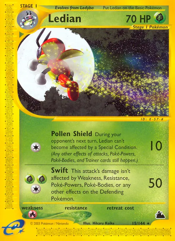 Ledian, Pokémon card