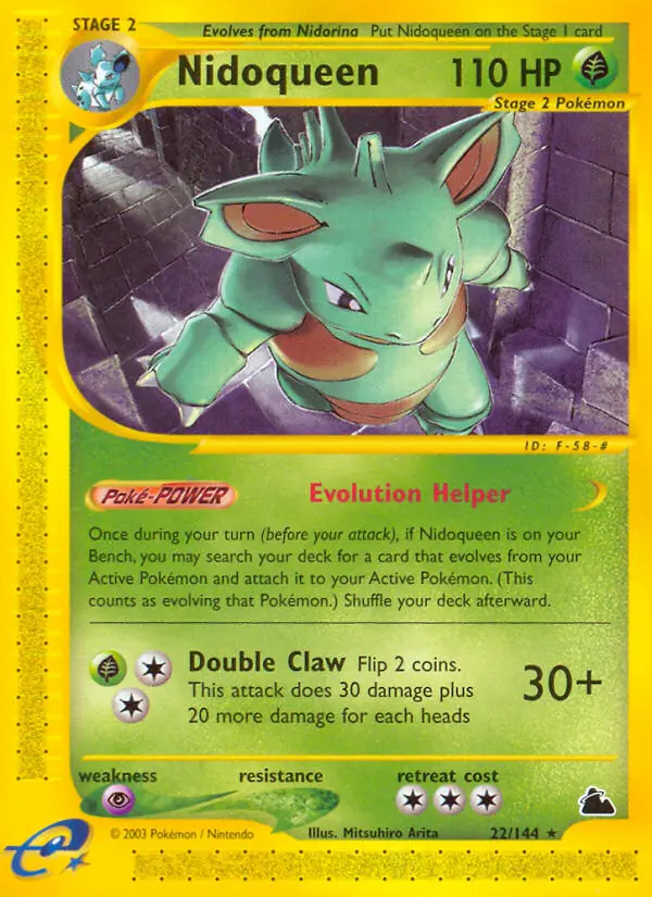 Nidoqueen, Pokémon card