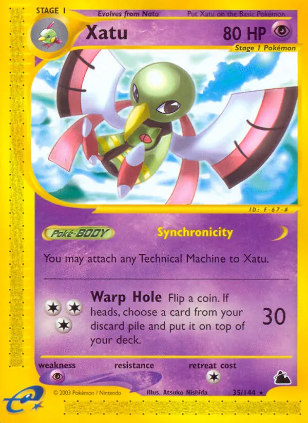Xatu, Pokémon card