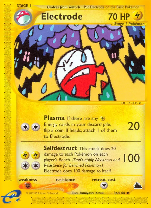 Electrode, Pokémon card