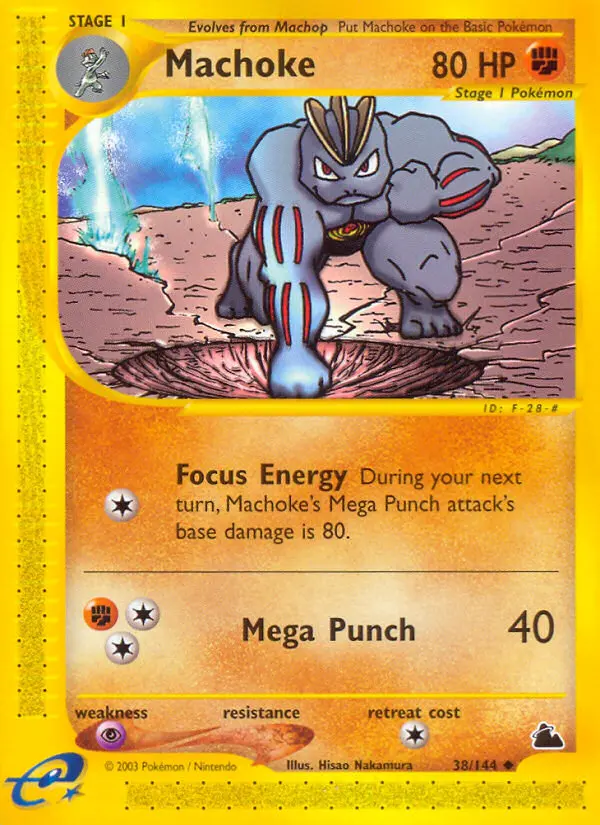 Machoke, Pokémon card