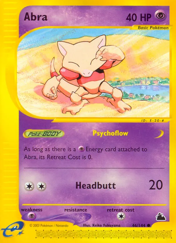 Abra, Pokémon card