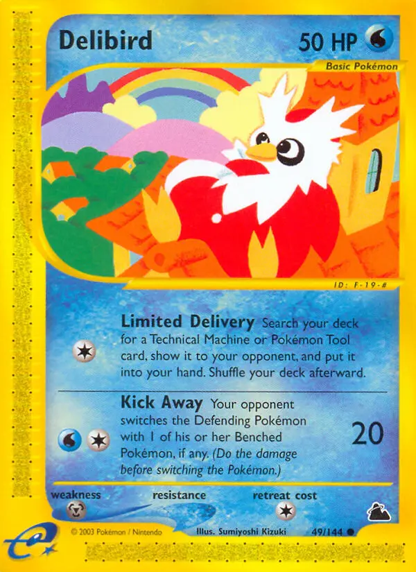 Delibird, Pokémon card