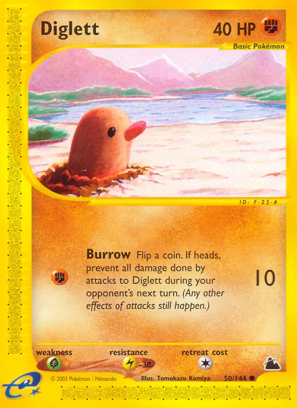 Diglett, Pokémon card