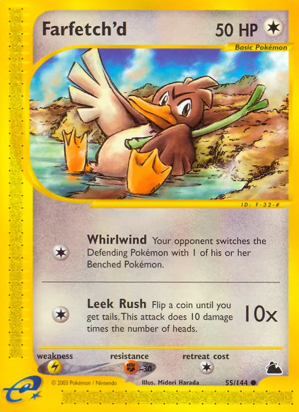 Farfetch'd, Pokémon card