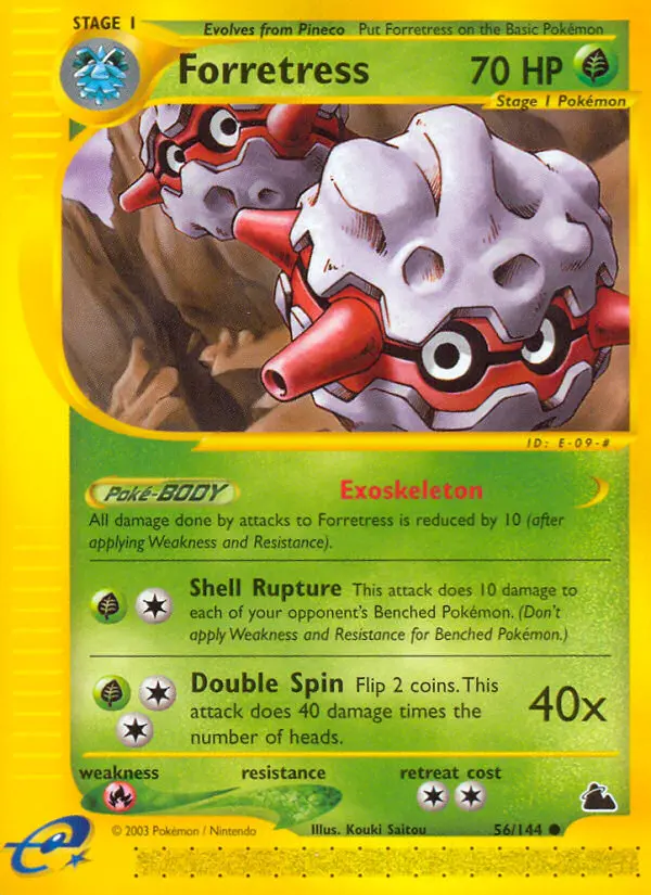 Forretress, Pokémon card