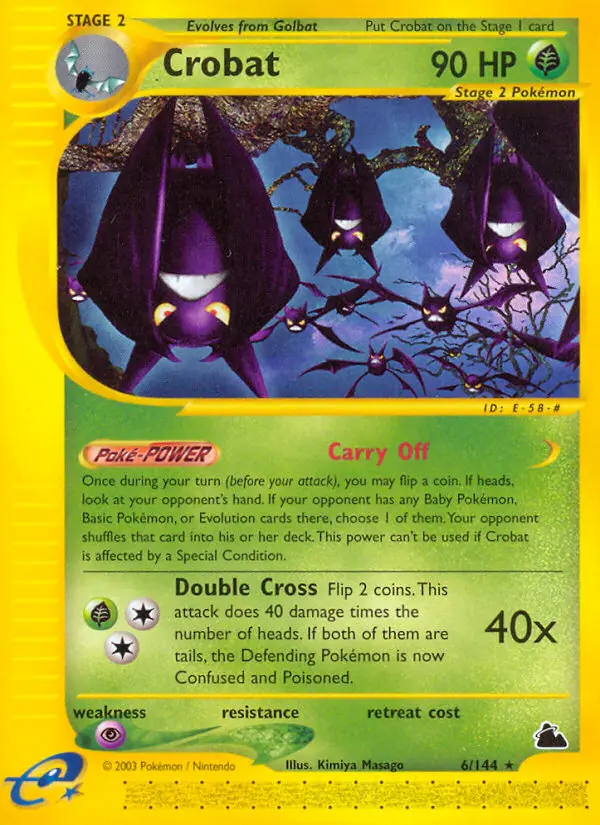 Crobat, Pokémon card
