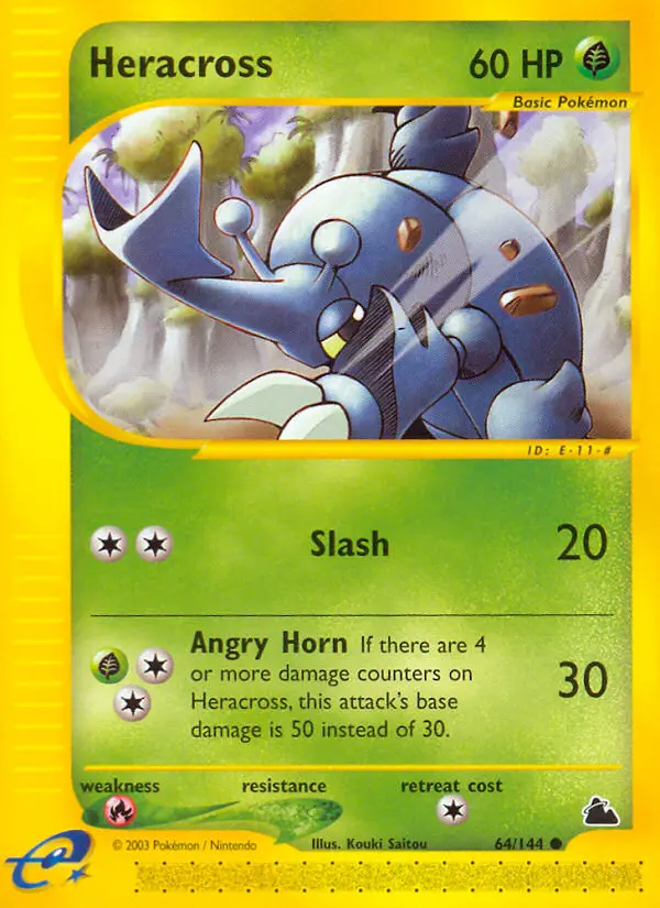 Heracross, Pokémon card